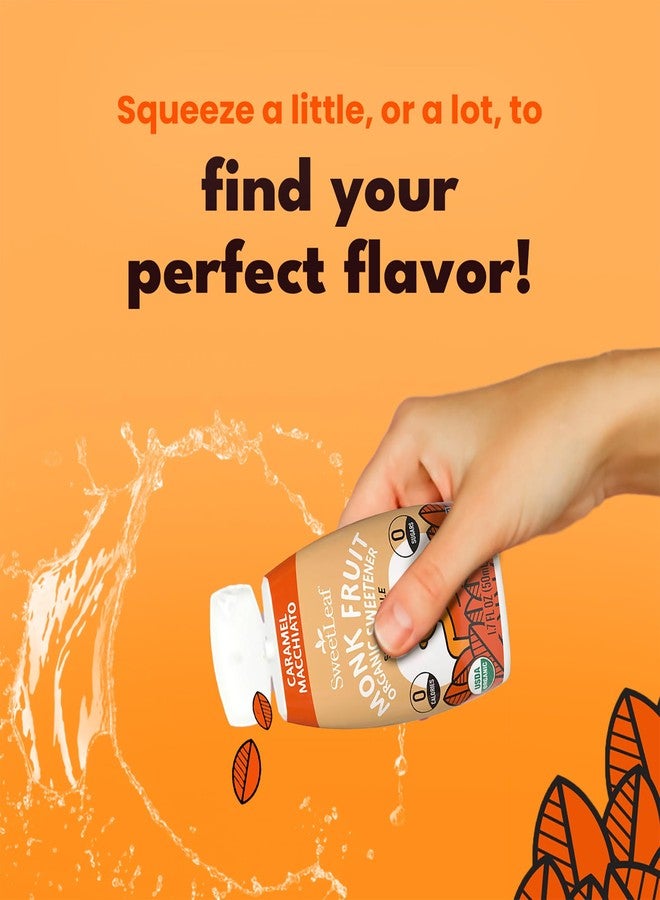 SweetLeaf Caramel Liquid Monk Fruit - Monk Fruit Liquid Sweetener Drops, Organic Monk Fruit Extract, Zero Calorie Sweetener, Sugar Free, Keto Friendly, Erythritol Free - 1.7 Fl Oz - Image 5